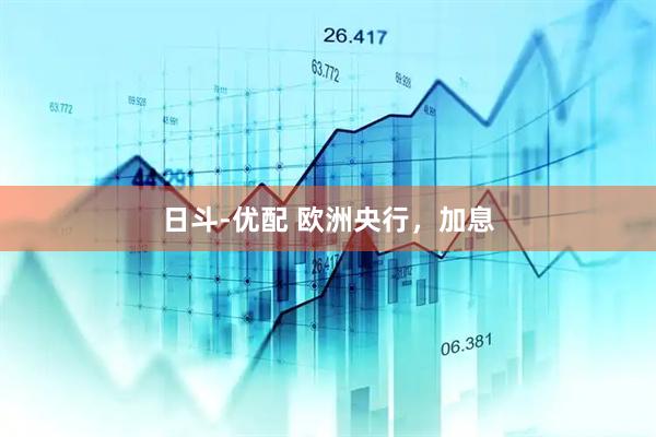 日斗-优配 欧洲央行，加息