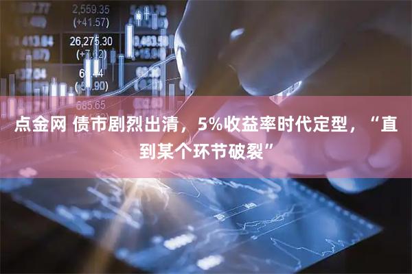 点金网 债市剧烈出清，5%收益率时代定型，“直到某个环节破裂”