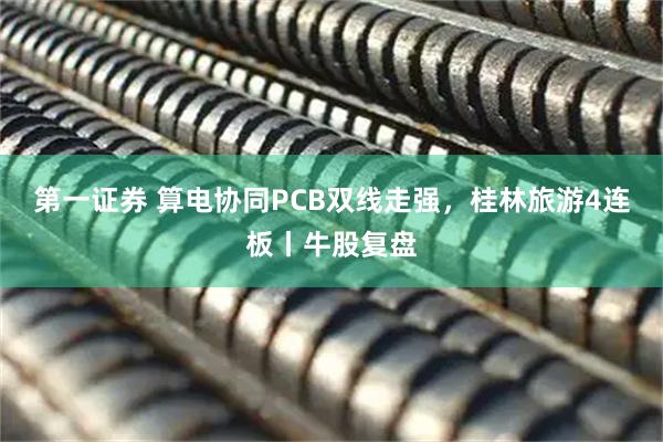 第一证券 算电协同PCB双线走强，桂林旅游4连板丨牛股复盘